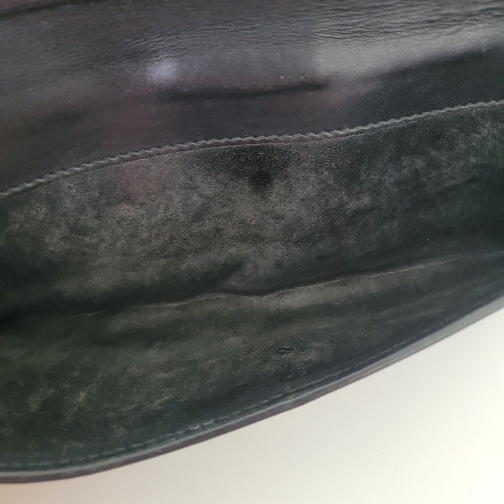 Gucci GG Monogram Long Wallet Black Canvas Leather Logo Bar 035-213313-2150 - Picture 11 of 15